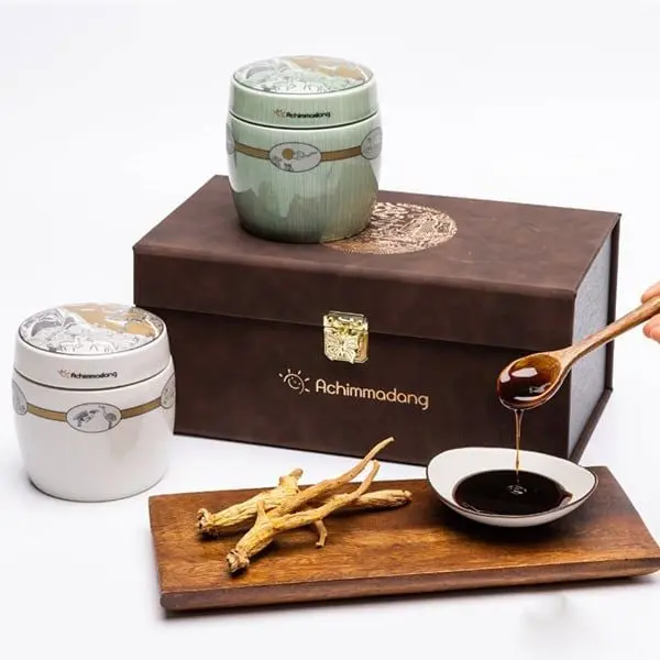 Cao Hắc Sâm Đông Trùng Hạ Thảo Achimmadang Hàn Quốc Hộp 2 Lọ x 500g